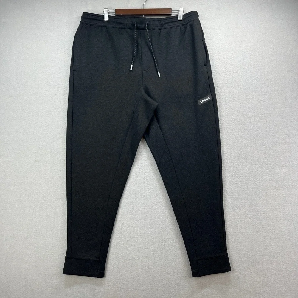 Legends Jogger Pants Mens XXL Luka Black Tapered Tech Fleece Active Streetwear